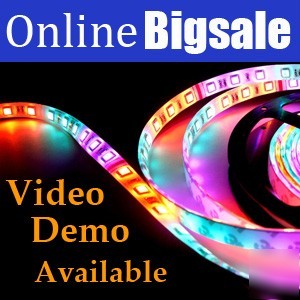 Waterproof 5 meter flexible rgb 270 led strip w/ remote