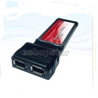 2-ports firewire ieee-1394 express card adapter 34MM