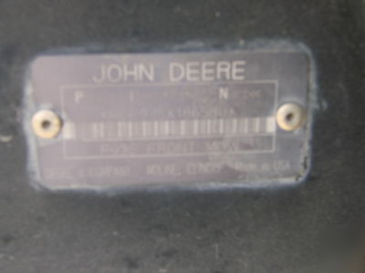 2000 john deere F935 ride on lawnmower