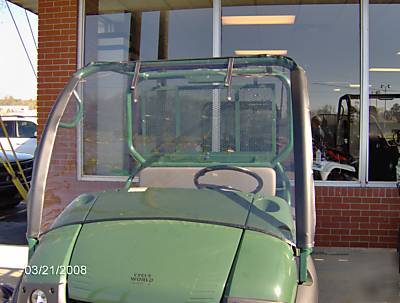 610 kawasaki mule snap on clear vinyl windshield 