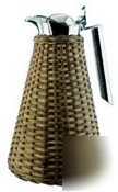 Alfi achat carafe w/brown wicker cover