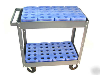 Cnc set holds 80 tools to make your mill toolhoder cart