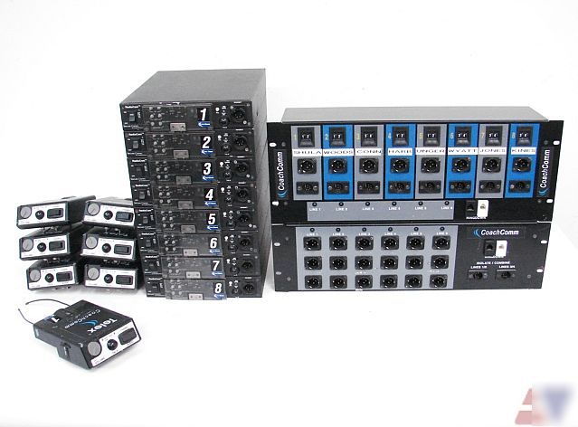 Coachcomm/telex na, uhf wireless intercom comonents