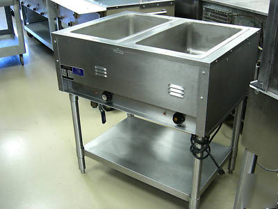 Eagle 2 compartment hot food table