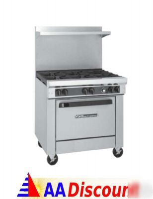 New southbend 6 burner 36