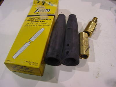 New tweco 2-mpc 1/0-3/0 cable connectors 2 each 