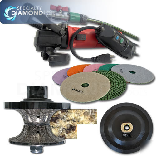 Wet polisher bullnose grinder tile stone saw router bit