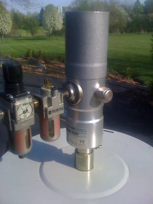 120-lb mobile pneumatic grease pump system - used 