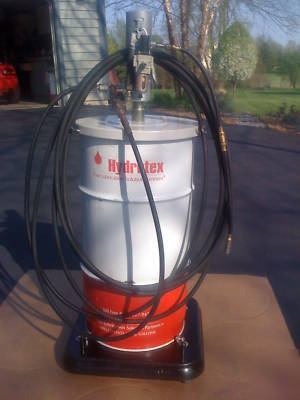 120-lb mobile pneumatic grease pump system - used 