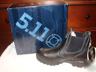 5.11 tactical 12207 cst safety toe slip on boots sz 9.5