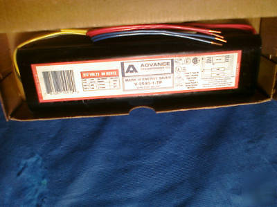 Advance ballast V2S40TP v-2S40-tp 2 F40T12 rapid start 