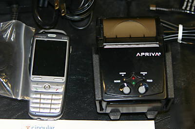 Apriva smart card reader plus phone