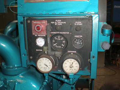 Diesel powered gorman rupp high pressure pump 04A13 wow