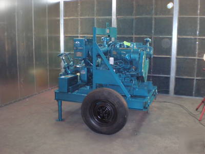 Diesel powered gorman rupp high pressure pump 04A13 wow