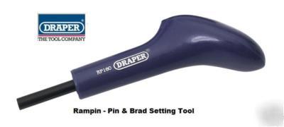 Draper tools rampin for setting small pins & brads 