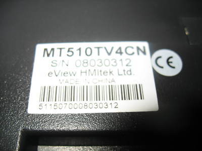 Eview touch screen MT510TV mt 510 tv hmi hmitek weintek