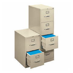 Hon 4DRAWER letter file vertical 15X22X4834 gray