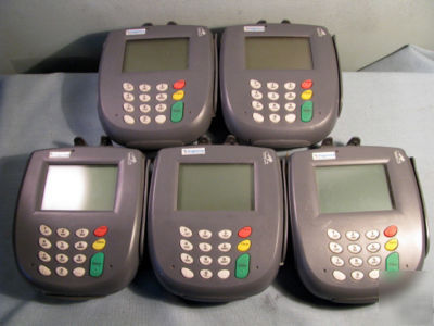 Lot of 5 ingenico 6550 touch screen payment terminal