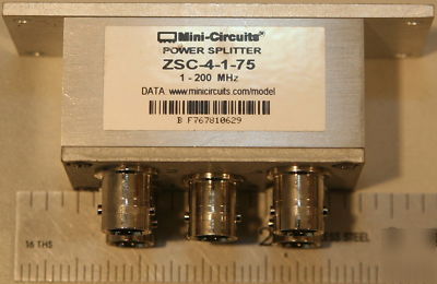 Mini-circuits zsc-4-1-75 splitter 4-way 1-200MHZ 75 ohm