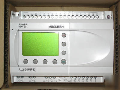 Mitsubishi AL2-24MR-d plc controller + got 1020 hmi +