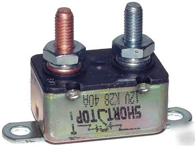 New 12 volt/12V/12VDC, 40 amp/40A circuit breaker #117