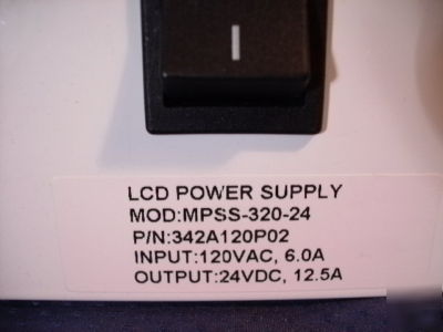 New lcd power supply 600 watts of power, owner manual
