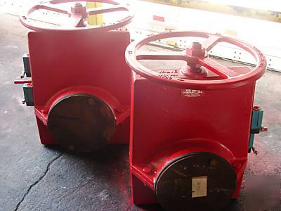 Red valve company series 75 manual pinch valve lot of 2