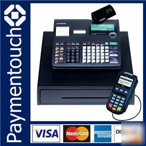 Restaurant casio cash register + credit card machine ip