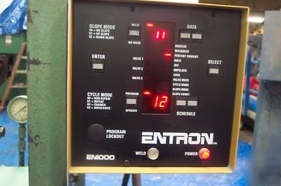 Taylor winfield 20 kva spot welder entron 1000 control