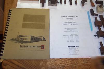 Taylor winfield 20 kva spot welder entron 1000 control