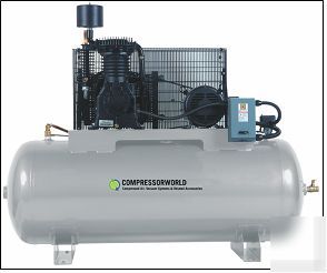 10 hp piston air compressor on 120 gallon air tank
