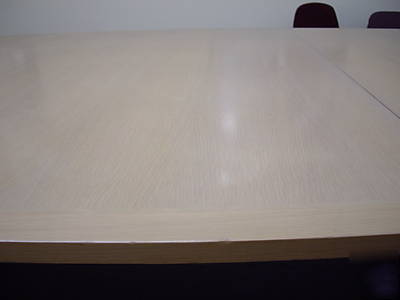 20 foot custom made conference table from banker firm