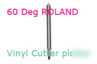 3 pcs 60Â° roland vinyl cutter / cutting plotter blades