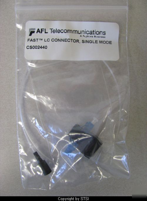 Afl fast lc sm fiber optic connector CS002440 ~stsi