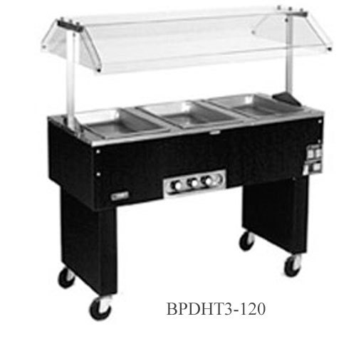 Eagle BPDHT4-120 hot food table, 4 wells, 63 1/2 