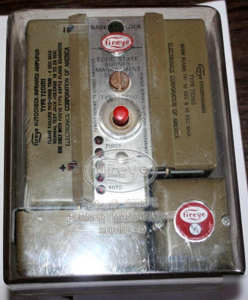 Fireye solid-state burner control fire-eye 70D10 72D1R1