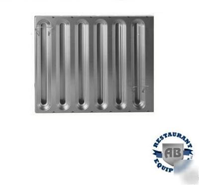 Hood trapper grease filter- 20 x 25 aluminum- box of 6