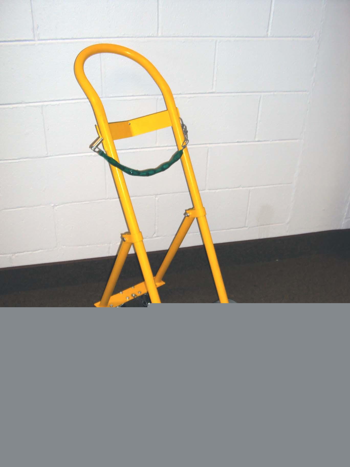 New steel cylinder hand truck dolly with 4 wheels ** **