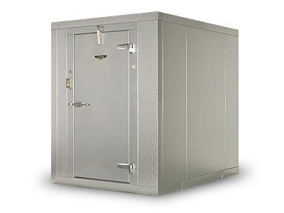 New us cooler 6'X8' i/d-o/d walk-in freezer, no refrig.- 