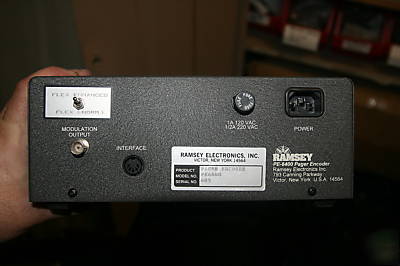 Ramsey pe-6400 paging encoder