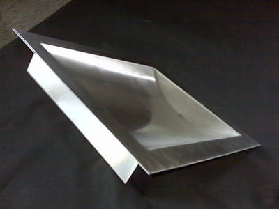 Small stainless steel deal trays