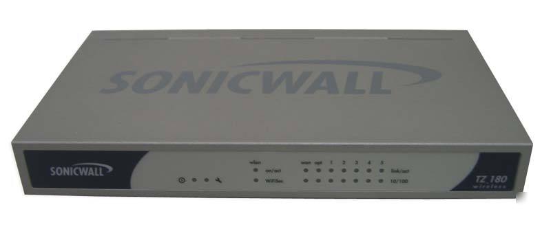 Sonicwall tz 180 wireless 10 node nob
