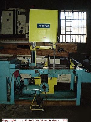 Vertical automatic hydraulic band saw