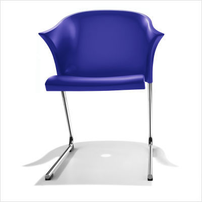 Armchair with cantilever frame polypropylene 21