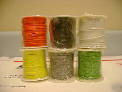 Belden 8538 24 awg, gauge pvc hookup wire nos solid