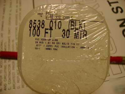 Belden 8538 24 awg, gauge pvc hookup wire nos solid