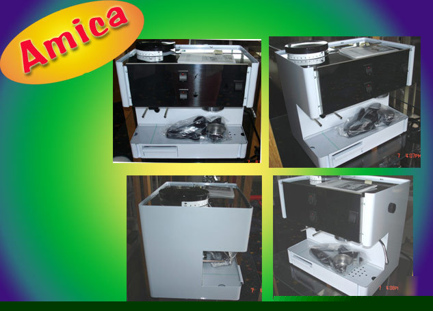 Home espresso cappuccino machine with grinder- used