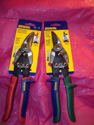 Irwin pro aviation snips (two) one right :one left 