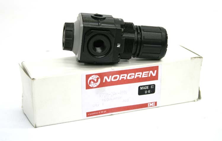 Norgen manifold relieving regulator R72M-2AK-rmn