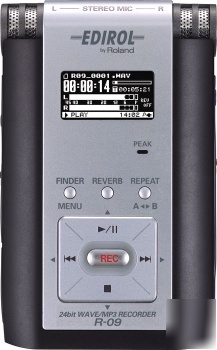 Edirol by roland r-09 24-bit wave/MP3 recorder